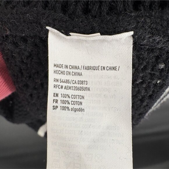 American Eagle Outfitters Women's Preppy Knit Button-Up Cardigan Sweater S Black - Picture 4 of 8